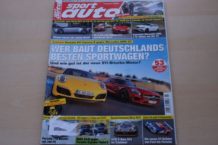 Deckblatt Sport Auto (02/2016)